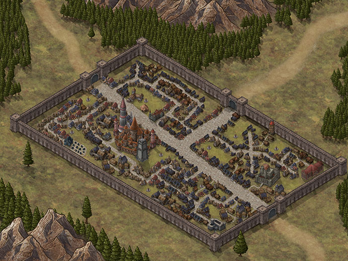 Walled Mountain City
